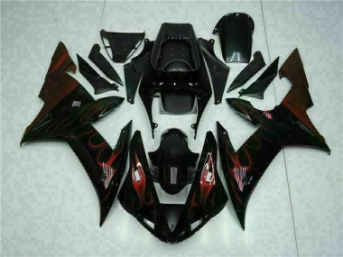Kits Carenado Moto Yamaha R1 2002-2003 - Negro