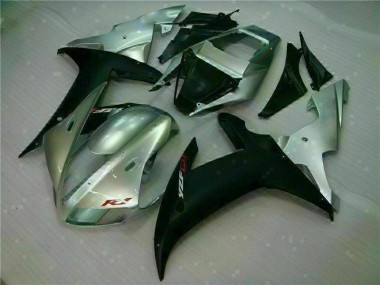 Kits Carenado Moto Yamaha R1 2002-2003 - Plata Negro