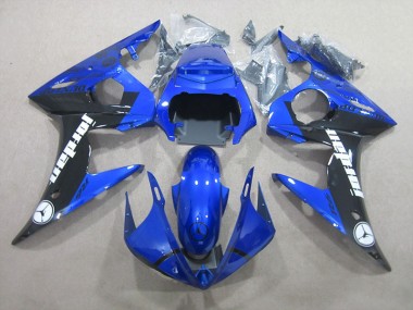 Kits Carenado Moto Yamaha R6 2003-2005 - Azul Negro