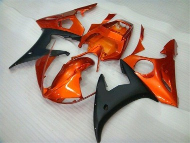 Kits Carenado Moto Yamaha R6 2003-2005 - Naranja Negro