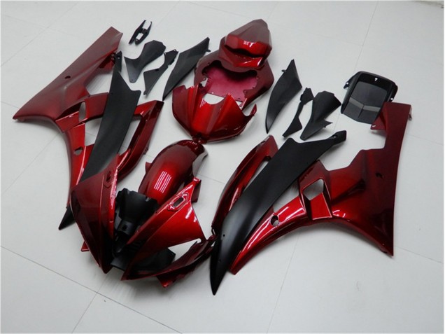 Kits Carenado Moto Yamaha R6 2006-2007 - Rojo Negro Kits Carenado Moto Yamaha R6 2006-2007 - Rojo Negro