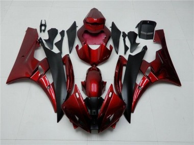 Kits Carenado Moto Yamaha R6 2006-2007 - Rojo Negro