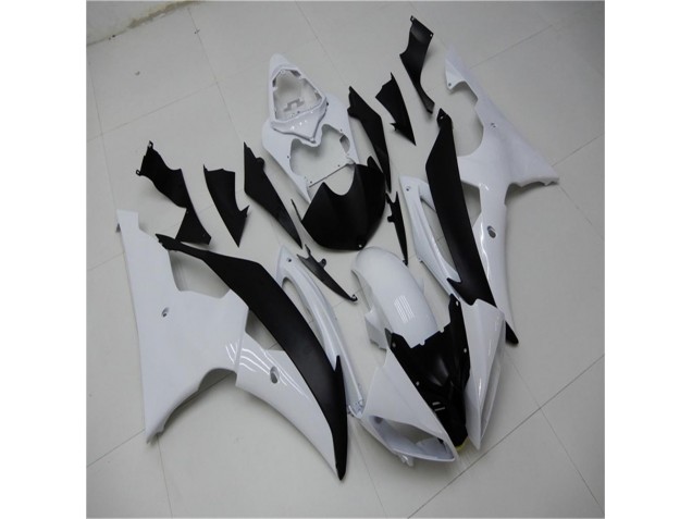 Kits Carenado Moto Yamaha R6 2008-2016 - Blanco Negro Kits Carenado Moto Yamaha R6 2008-2016 - Blanco Negro