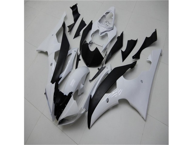 Kits Carenado Moto Yamaha R6 2008-2016 - Blanco Negro Kits Carenado Moto Yamaha R6 2008-2016 - Blanco Negro