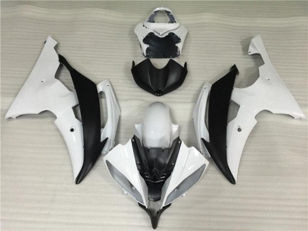 Kits Carenado Moto Yamaha R6 2008-2016 - Blanco Negro Kits Carenado Moto Yamaha R6 2008-2016 - Blanco Negro