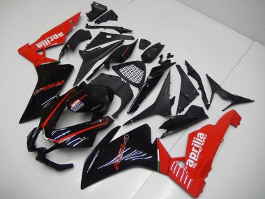 Kits Completo Carenado Moto ABS Aprilia RSV4 2009-2015 - Negro Rojo