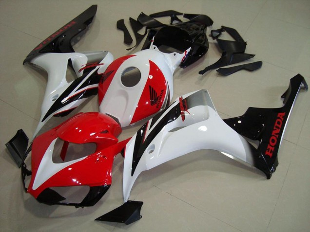Kits Completo Carenado Moto ABS Honda CBR 1000 RR 2006-2007 - Rojo Blanco Negro Kits Completo Carenado Moto ABS Honda CBR 1000 RR 2006-2007 - Rojo Blanco Negro