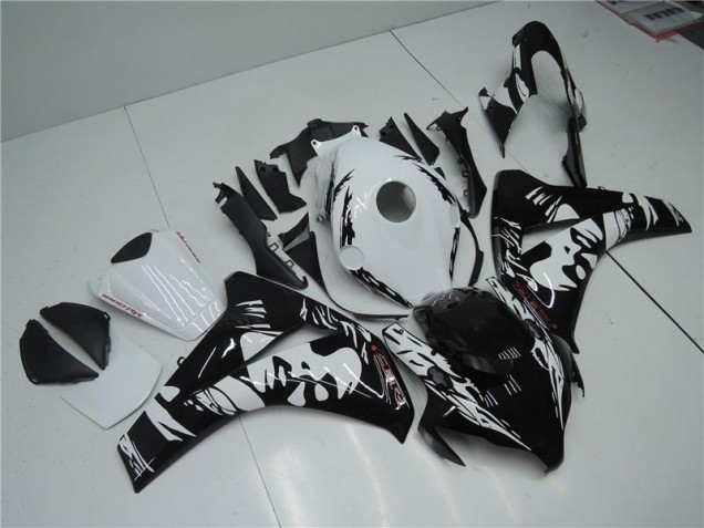 Kits Completo Carenado Moto ABS Honda CBR 1000 RR 2008-2011 - Negro Blanco Kits Completo Carenado Moto ABS Honda CBR 1000 RR 2008-2011 - Negro Blanco