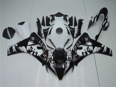 Kits Completo Carenado Moto ABS Honda CBR 1000 RR 2008-2011 - Negro Blanco