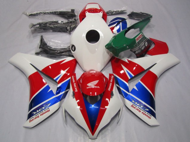 Kits Completo Carenado Moto ABS Honda CBR 1000 RR 2008-2011 - Rojo Blanco Azul Kits Completo Carenado Moto ABS Honda CBR 1000 RR 2008-2011 - Rojo Blanco Azul