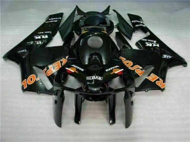Kits Completo Carenado Moto ABS Honda CBR 600 RR 2005-2006 - Negro Repsol