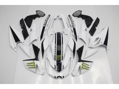 Kits Completo Carenado Moto ABS Kawasaki Z1000 2007-2009 - Blanco