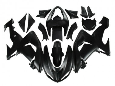 Kits Completo Carenado Moto ABS Kawasaki ZX10R 2006-2007 - Negro Mate
