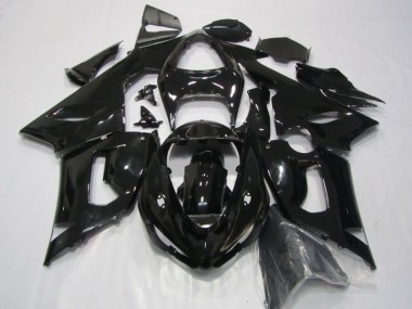 Kits Completo Carenado Moto ABS Kawasaki ZX6R 2005-2006 - Negro