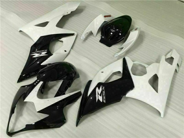 Kits Completo Carenado Moto ABS Suzuki GSXR 1000 K5 2005-2006 - Blanco Negro Kits Completo Carenado Moto ABS Suzuki GSXR 1000 K5 2005-2006 - Blanco Negro