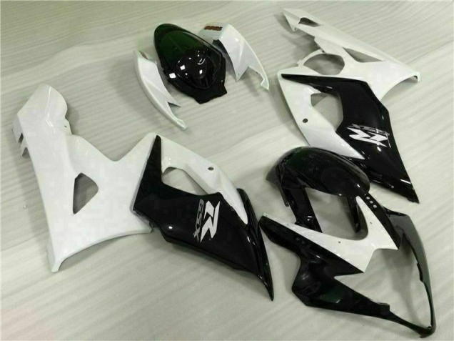 Kits Completo Carenado Moto ABS Suzuki GSXR 1000 K5 2005-2006 - Blanco Negro Kits Completo Carenado Moto ABS Suzuki GSXR 1000 K5 2005-2006 - Blanco Negro