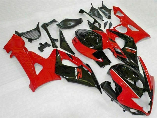 Kits Completo Carenado Moto ABS Suzuki GSXR 1000 K5 2005-2006 - Rojo Negro Kits Completo Carenado Moto ABS Suzuki GSXR 1000 K5 2005-2006 - Rojo Negro