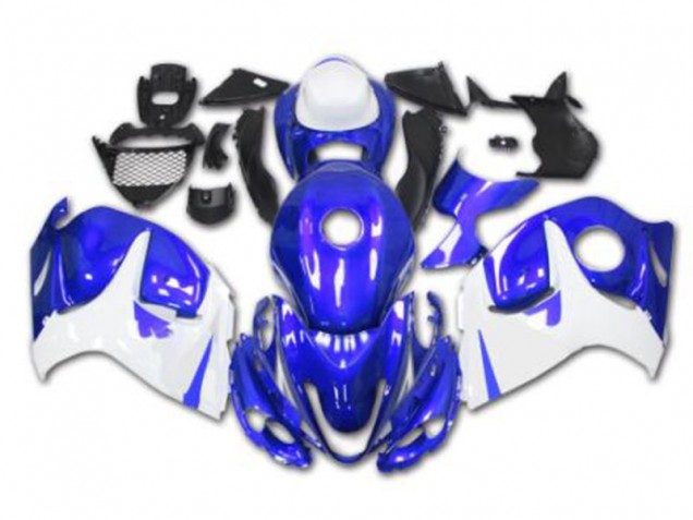 Kits Completo Carenado Moto ABS Suzuki GSXR 1300 Hayabusa 2008-2019 - Azul Blanco Kits Completo Carenado Moto ABS Suzuki GSXR 1300 Hayabusa 2008-2019 - Azul Blanco