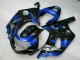 Kits Completo Carenado Moto ABS Suzuki GSXR 600 / 750 K1 K2 K3 2001-2003 - Azul Negro Kits Completo Carenado Moto ABS Suzuki GSXR 600 / 750 K1 K2 K3 2001-2003 - Azul Negro