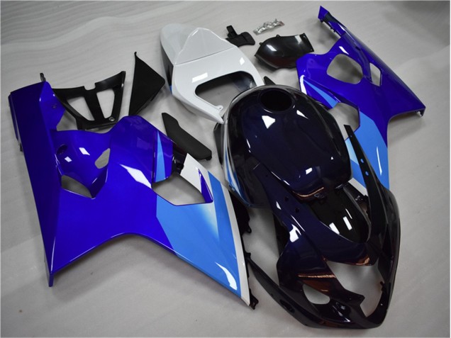 Kits Completo Carenado Moto ABS Suzuki GSXR 600 / 750 K4 2004-2005 - Azul Blanco Kits Completo Carenado Moto ABS Suzuki GSXR 600 / 750 K4 2004-2005 - Azul Blanco
