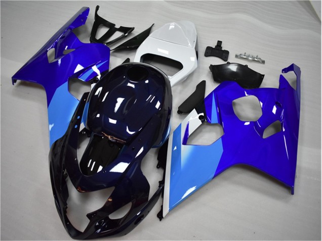 Kits Completo Carenado Moto ABS Suzuki GSXR 600 / 750 K4 2004-2005 - Azul Blanco Kits Completo Carenado Moto ABS Suzuki GSXR 600 / 750 K4 2004-2005 - Azul Blanco