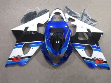 Kits Completo Carenado Moto ABS Suzuki GSXR 600 K4 2004-2005 - Azul Blanco