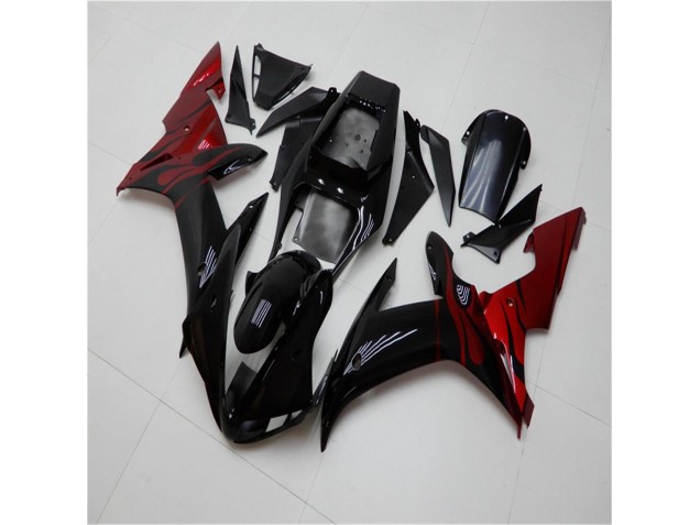 Kits Completo Carenado Moto ABS Yamaha R1 2002-2003 - Negro Rojo Kits Completo Carenado Moto ABS Yamaha R1 2002-2003 - Negro Rojo