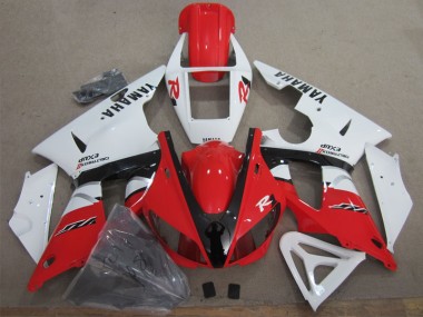 Kits Completo Carenado Moto ABS Yamaha R1 2009-2011 - Rojo Blanco Negro