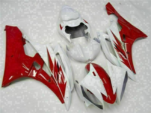 Kits Completo Carenado Moto ABS Yamaha R6 2006-2007 - Rojo Blanco Kits Completo Carenado Moto ABS Yamaha R6 2006-2007 - Rojo Blanco