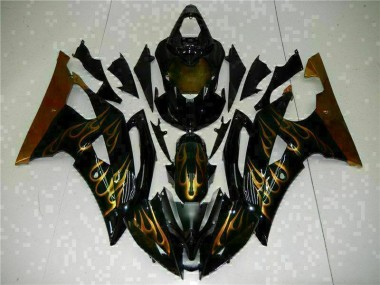 Kits Completo Carenado Moto ABS Yamaha R6 2008-2016 - Negro