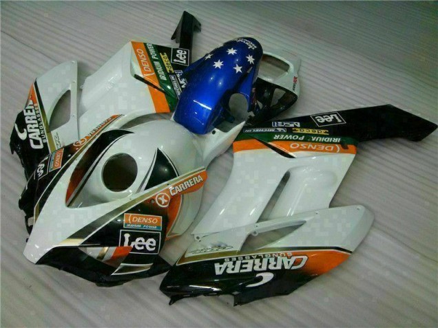 Kits Completo Carenado Moto Honda CBR 1000 RR 2004-2005 - Blanco Azul Kits Completo Carenado Moto Honda CBR 1000 RR 2004-2005 - Blanco Azul