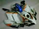 Kits Completo Carenado Moto Honda CBR 1000 RR 2004-2005 - Blanco Azul Kits Completo Carenado Moto Honda CBR 1000 RR 2004-2005 - Blanco Azul