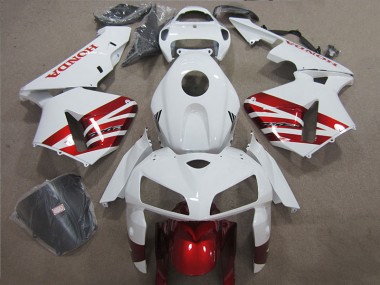 Kits Completo Carenado Moto Honda CBR 1000 RR 2004-2005 - Blanco Rojo Negro