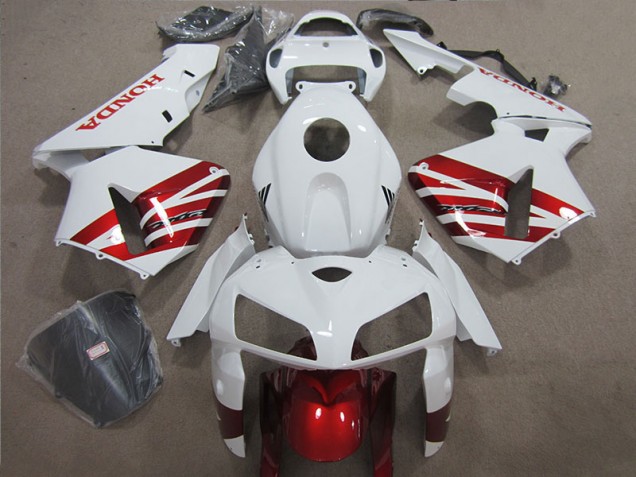 Kits Completo Carenado Moto Honda CBR 1000 RR 2004-2005 - Blanco Rojo Negro Kits Completo Carenado Moto Honda CBR 1000 RR 2004-2005 - Blanco Rojo Negro