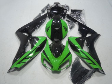 Kits Completo Carenado Moto Honda CBR 1000 RR 2006-2007 - Negro Verde
