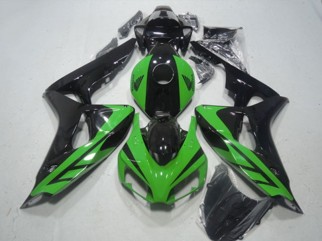 Kits Completo Carenado Moto Honda CBR 1000 RR 2006-2007 - Negro Verde Kits Completo Carenado Moto Honda CBR 1000 RR 2006-2007 - Negro Verde