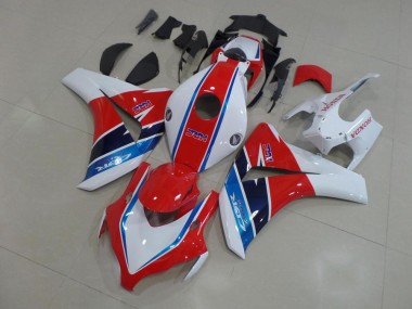 Kits Completo Carenado Moto Honda CBR 1000 RR 2008-2011 - Rojo Blanco Azul HRC