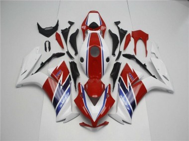 Kits Completo Carenado Moto Honda CBR 1000 RR 2012-2016 - Rojo Blanco Azul
