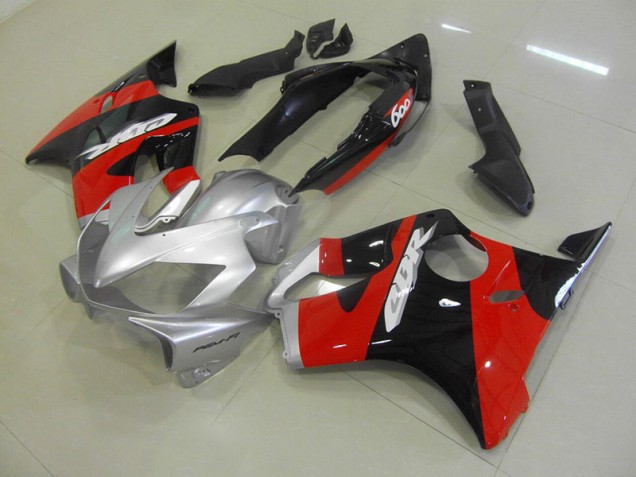 Kits Completo Carenado Moto Honda CBR 600 F4i 2004-2007 - Negro Rojo Plata Kits Completo Carenado Moto Honda CBR 600 F4i 2004-2007 - Negro Rojo Plata