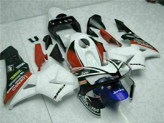 Kits Completo Carenado Moto Honda CBR 600 RR 2003-2004 - Blanco Azul Kits Completo Carenado Moto Honda CBR 600 RR 2003-2004 - Blanco Azul