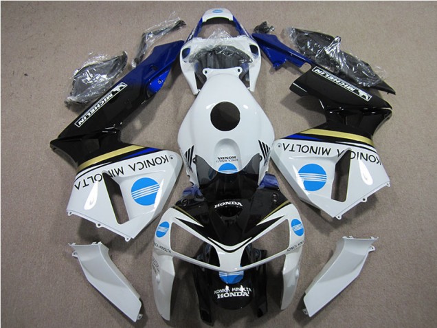 Kits Completo Carenado Moto Honda CBR 600 RR 2005-2006 - Blanco Azul Konica Minolta Kits Completo Carenado Moto Honda CBR 600 RR 2005-2006 - Blanco Azul Konica Minolta