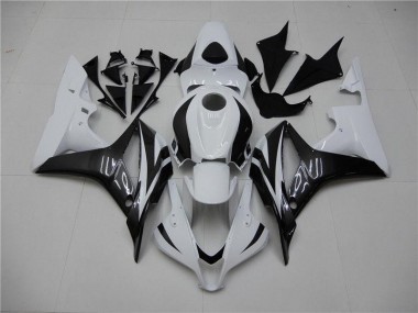 Kits Completo Carenado Moto Honda CBR 600 RR 2007-2008 - Blanco Negro