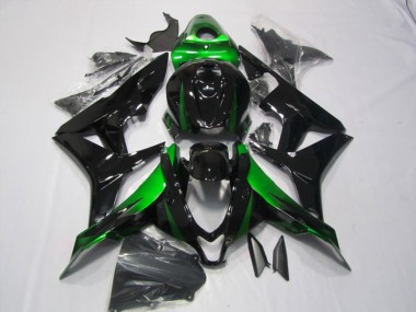Kits Completo Carenado Moto Honda CBR 600 RR 2007-2008 - Negro Verde