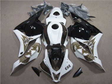 Kits Completo Carenado Moto Honda CBR 600 RR 2009-2012 - Negro Blanco