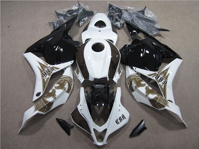 Kits Completo Carenado Moto Honda CBR 600 RR 2009-2012 - Negro Blanco Kits Completo Carenado Moto Honda CBR 600 RR 2009-2012 - Negro Blanco