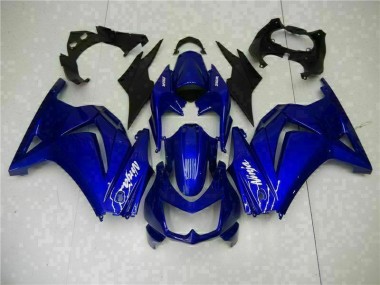 Kits Completo Carenado Moto Kawasaki EX250 2008-2012 - Azul Negro Blanco Ninja