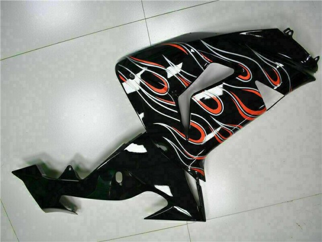 Kits Completo Carenado Moto Kawasaki ZX10R 2006-2007 - Negro Rojo Llama Kits Completo Carenado Moto Kawasaki ZX10R 2006-2007 - Negro Rojo Llama