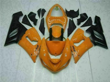 Kits Completo Carenado Moto Kawasaki ZX6R 2005-2006 - Naranja