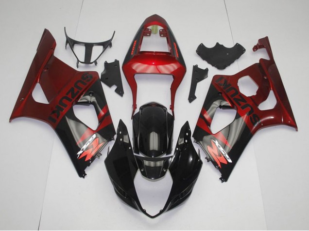 Kits Completo Carenado Moto Suzuki GSXR 1000 K3 2003-2004 - Negro Rojo Kits Completo Carenado Moto Suzuki GSXR 1000 K3 2003-2004 - Negro Rojo