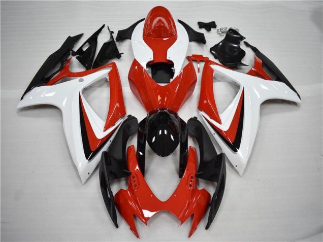 Kits Completo Carenado Moto Suzuki GSXR 600 / 750 K6 2006-2007 - Rojo Negro Kits Completo Carenado Moto Suzuki GSXR 600 / 750 K6 2006-2007 - Rojo Negro